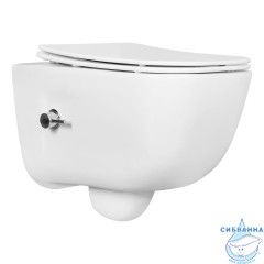 Унитаз подвесной безободковый Aquatek Дива AQ2012B-00 (с сиденьем Soft Close (микролифт) 
