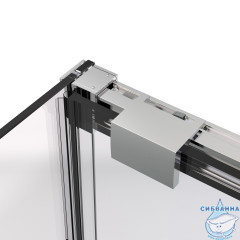 Душевое ограждение Vincea Stella 150x100 профиль хром, стекло прозрачное VSR-1ST1015CL