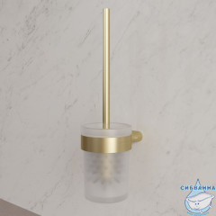 Ершик, нержавеющая сталь, Petite, золото матовое, IDDIS, PETG0SGi47