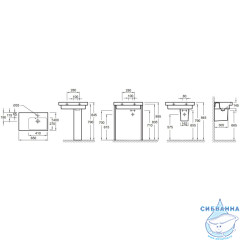 Раковина 65 см Jacob Delafon Odeon Up E4758G-00