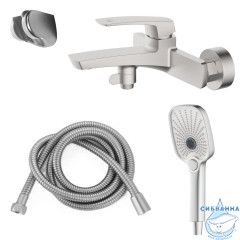 Смеситель для ванны Azario Conda AZ-K3011BN (сатин )