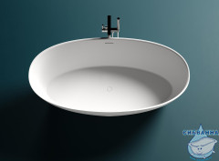 Ванна из искусственного камня Salini Alda Nuova 160x70 (материал Solix, белый матовый)