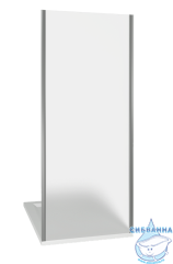 Боковая стенка Bas Infinity SP-70-G-CH профиль хром, стекло матовое