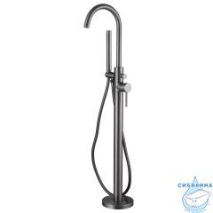Cмеситель для ванны напольный ABBER Wasser Kreis AF8115NG (никель)