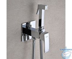 Встраиваемый смеситель Raglo R01.52 с гигиеническим душем (хром)