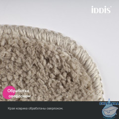 Коврик для ванной комнаты, 90х60, микрофибра, светло-коричневый, IDDIS, PSQL02Mi12IT