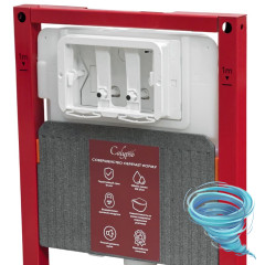 Инсталляци Calypso Beta с унитазом Calypso CS52UQ-TK c сиденьем Soft close (микролифт) B52UQ-TK-SET