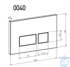 Инсталляция TONI ARTI TA-01 с кнопкой смыва TA-0044 в комплекте с безободковым унитазом Noche c сиденьем Soft close (микролифт)