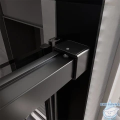 Душевое ограждение Veconi Премиум тренто 150x90 профиль черный, стекло прозрачное PTC40-SP-15090-B-01-C4 (без поддона)