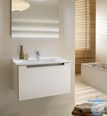 Тумба Jacob Delafon Struktura EB1284-N18 57 белый с раковиной Struktura 60