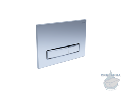 Кнопка смыва Aquatek KDI-0000024 хром матовый
