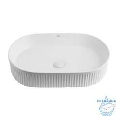 Раковина на столешницу 58 см ABBER Bequem AC2116MW