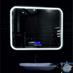Зеркало Calypso Demure Led 100x70 с подсветкой, с музыкальным блоком, подогревом ЗЛП259