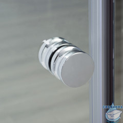 Дверь в нишу Wasserkraft Vils 100 см профиль хром, стекло прозрачное 56R12