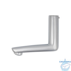 Излив для смесителя, с верхним душем, латунь, 160 мм, поворотный, хром, IDDIS, 995VD16C6SM