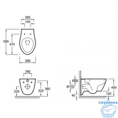 Унитаз подвесной Jacob Delafon Via E1744-00 с сиденьем Soft Close (микролифт)