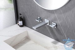 Смеситель для раковины встраиваемый ABBER Daheim AF82122 (хром)