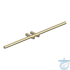 Полотенцедержатель двойной ABBER Osten 316 AA1855BG брашированное золото
