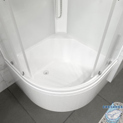 Душевая кабина Тритон Ультра Б 90x90 профиль белый, стекло прозрачное Щ0000061837