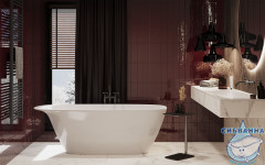 Ванна из литьевого мрамора Esse Praslin 179х74