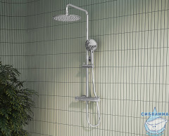 Душевая система Vitra Aquaheat Bliss A47201EXP 250 1 режим (хром)