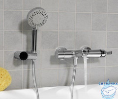 Смеситель для ванны WasserKRAFT Berkel 4801 с душевым гарнитуром (хром)