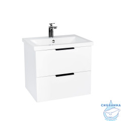 Тумба Viant Берлин 60 с раковиной Moduo 60 белый