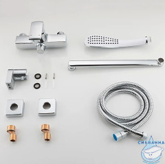 Смеситель для ванны G2250-8 с аксессуарами (хром)