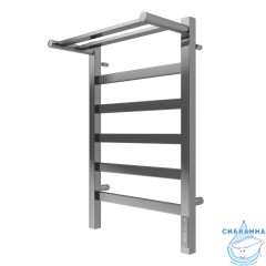 Полотенцесушитель электрический Terminus Ното П6 40х65 с полкой (с возможностью скрытого подключения, подключение справа)