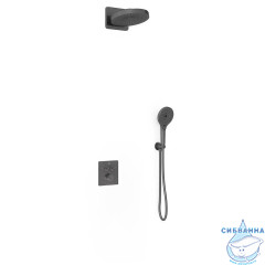 Душевая система Vincea Inspire 250 1 режим VSFW-3I21MT1GM (вороненая сталь)