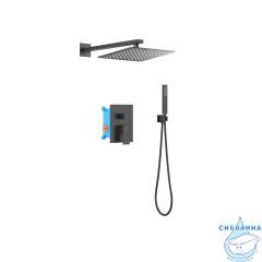 Душевая система Aquatek Либра AQ1672MB (черный матовый)