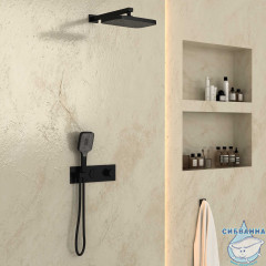 Душевая система Vincea 310 1 режим VSFW-422T1MB (черный матовый)