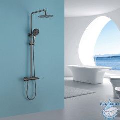 Душевая система Abber Emotion 250 1 режим AF8816NG (никель)