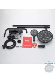 Душевая система Raglo 260 1 режим R31.24.06 (черный)