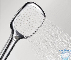 Ручной душ WasserKRAFT 3 режима A065 (хром/белый)