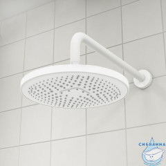 Душевая система скрытого монтажа с тропическим душем, ручным душем и изливом, белый матовый, Odda, IDDIS, ODDWT03i68