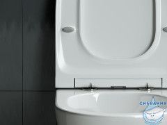 Унитаз подвесной безободковый Ceramicanova Forma Rimless CN3011 с сиденьем быстросъемным Soft Close (микролифт)