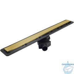 Дренажный трап для душа Pestan Confluo Frameless Line Gold 650 13701222 с решеткой