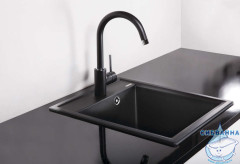 Кухонная мойка Omoikiri Daisen-42-BL черный 4993606