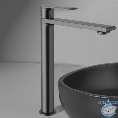 Смеситель для раковины Vincea Vogue VBF-1V2GM	(вороненая сталь)