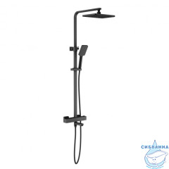 Душевая система Timo Tetra-Thermo SX-0169/03 260 1 режим (черный матовый)