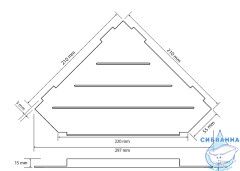 Полочка Bemeta Cytro 101302450