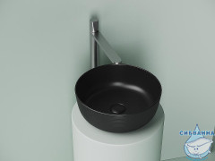  Раковина на столешницу 36 см Ceramicanova Element CN6073MB (черный матовый)