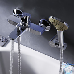 Смеситель для ванны Am.Pm X-Joy S F85B15000 с душевым гарнитуром (хром)