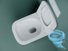 Унитаз подвесной безободковый Ceramicanova Union Rimless CN4009T с сиденьем быстросъемным Soft Close (микролифт)