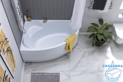 Акриловая ванна Aquanet Mayorca 150x100 L с каркасом