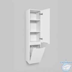 Шкаф пенал Am.Pm Bliss 34 белый глянцевый