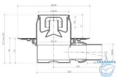 Дренажный трап для душа Pestan Confluo Standard 13000067