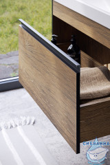 Тумба Aqwella Urban 100 дуб балтийский с раковиной Фостер 100