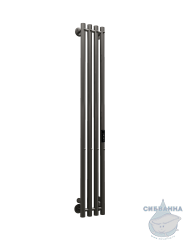 Полотенцесушитель электрический Indigo Style (с таймером) 18х120 оружейная сталь  (с возможностью скрытого подключения, подключение R/L)